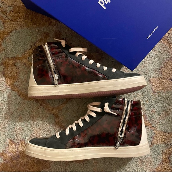 NEW P448 Skate High Top Sneaker sz 42, color: tortoise shell - Picture 4 of 12
